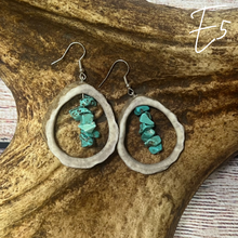 Load image into Gallery viewer, Elk Antler Earrings
