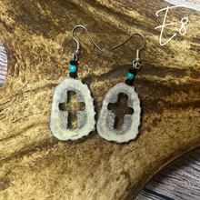 Load image into Gallery viewer, Elk Antler Earrings
