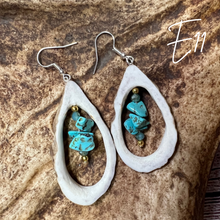 Load image into Gallery viewer, Elk Antler Earrings
