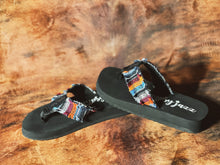 Load image into Gallery viewer, Serape Gypsy Jazz Flip Flops
